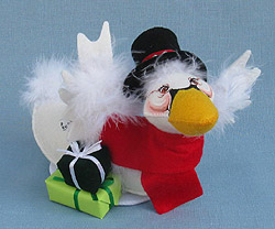Annalee 6" Christmas Goose Swan 2014 - Mint - 751014