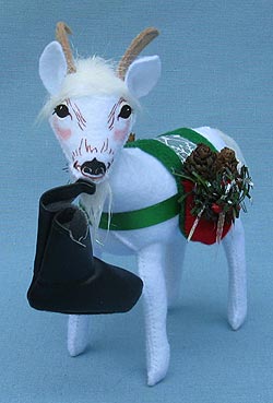 Annalee 7" Naughty Christmas Goat - Mint - 751210