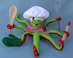 Annalee 7" Octopus Chef 2013 - Mint - 752213
