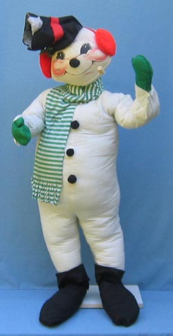 Annalee 48" Snowman with Stand - Excellent - 754084a