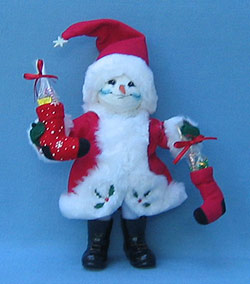 Annalee 9" Santas Helper Snowman - Mint - 754704