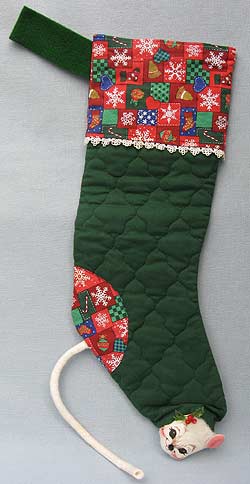 Annalee 22" Christmas Stocking - Excellent - 755002oxta