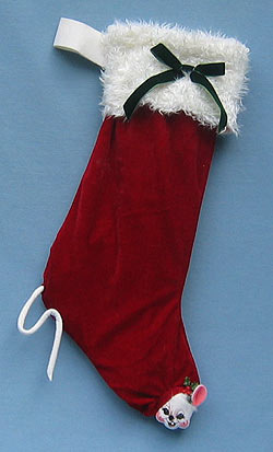 Annalee 22" Peek-A-Boo Stocking - Mint - 755003 Annalee 22" Peek-A-Boo Stocking - Mint - 755003