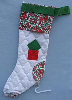 Annalee 22" Christmas Stocking - Excellent - 755082xx