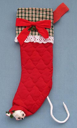 Annalee 22" Christmas Stocking -1995 - Near Mint - 755095oxa