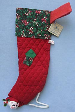 Annalee 22" Christmas Stocking - 1999 - Near Mint - 755099oxt