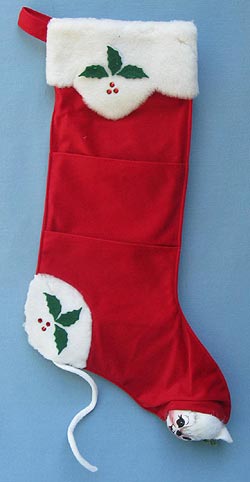 Annalee 25" Red Christmas Stocking Cardholder - Mint - 755505