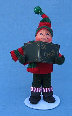 Annalee 6" Caroller Kid - Mint - 763507