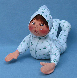 Annalee 12" PJ Kid with Brown Hair - Mint - 764090ooh Annalee 12" PJ Kid with Brown Hair - Mint - 764090ooh