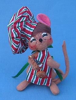 Annalee 6" Chef Boy Mouse Holding Cookie - Mint / Near Mint - 769303