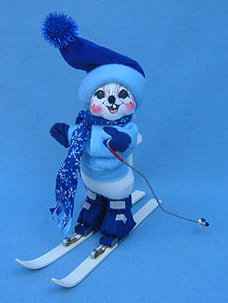 Annalee 7" Blue Alpine Skier Mouse - Mint - 769603