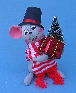 Annalee 7" Gift Giver Mouse - Mint - 769702