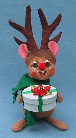 Annalee 7" Christmas Masquerade Mouse - Mint - 774802