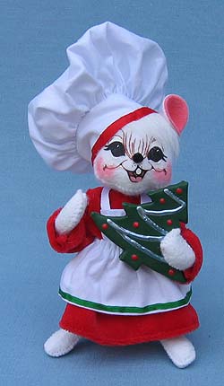 Annalee 6" Christmas Cookie Girl Mouse - Mint - 780907