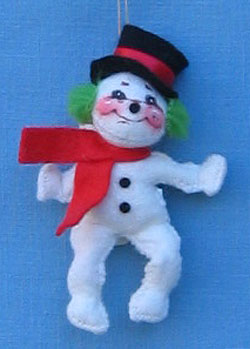 Annalee 3" Snowman Ornament - Mint - 784584