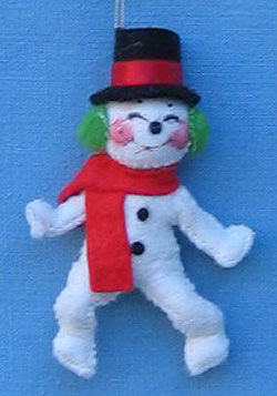 Annalee 3" Snowman Ornament - Near Mint- 784584x
