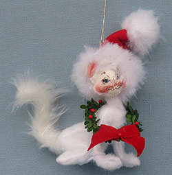 Annalee 4" Christmas Kitten Ornament - Prototype - Mint  - 785704