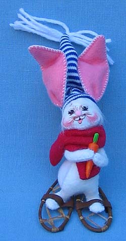 Annalee 3" Snowshoe Hare Bunny Ornament - Mint - 788802