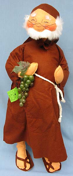 Annalee 30" Monk with Grapes - Mint - 792582xx