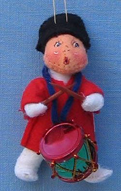 Annalee 3" Drummer Boy Ornament - Mint - 793597ooh