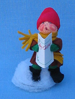 Annalee 3" Caroler Boy - Near Mint - 803687ooh