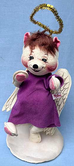 Annalee 10" Un-Bear-Ably Angelic Bear - Very Good - 805398b