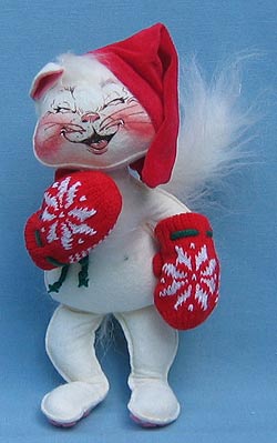 Annalee 10" Cat - Kitten with Mittens - Mint - 806487xo