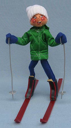 Annalee 10" Downhill Skier - Mint - 8815087