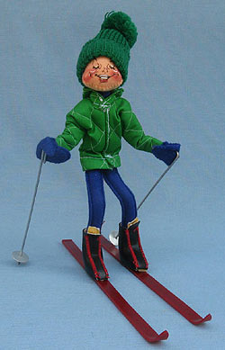 Annalee 10" Downhill Skier - Mint / Near Mint - 815088xo