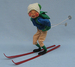 Annalee 10" Cross Country Skier - Mint - 816085xo