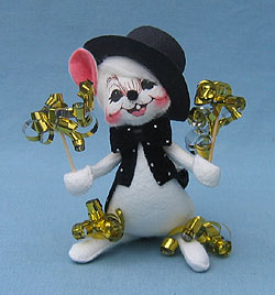 Annalee 6" Party Mouse AIA 2003- New Years - Mint - 820503