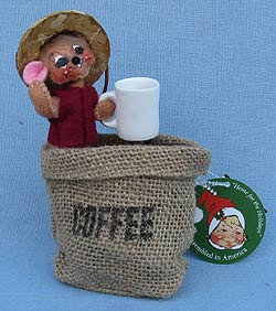 Annalee 5" Coffee Bean Mouse 2019 - Mint - 850019oxt Annalee 5" Coffee Bean Mouse 2019 - Mint - 850019oxt