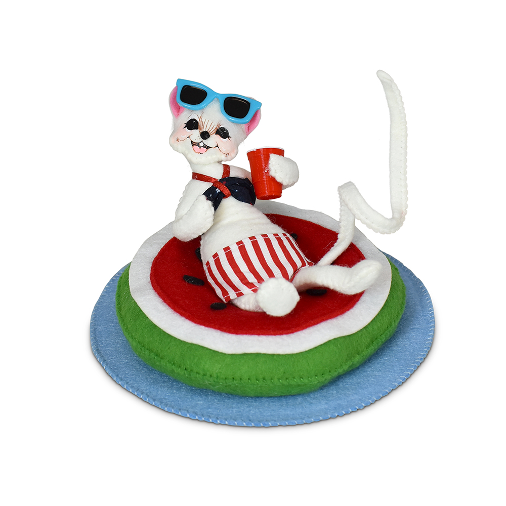 Annalee 5" Pool Party Beach Mouse AIA 2023 - Mint - 851023