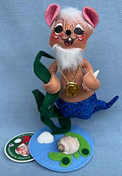 Annalee 9" Mer-man Mermaid Mouse - 2021 - Mint - 851621