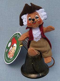 Annalee 4" Liberty Bell Patriotic Mouse - 2020 - Mint - 852020