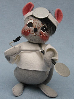 Annalee 7" Doctor Mouse - Mint - 853399oxt