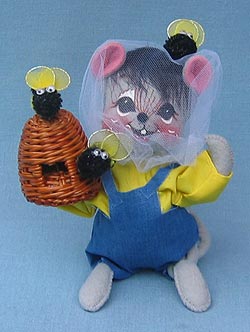 Annalee 7" Beekeeper Mouse - Mint - 853599