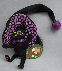 Annalee 4" Fraidy Cat Witch AIA 2014 - Mint - 860614