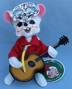 Annalee 6" Day of the Dead Boy Mouse - Mint - 861321def
