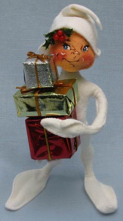 Annalee 10" Elf Bearing Gifts - Mint - 870399sm Annalee 10" Elf Bearing Gifts - Mint - 870399sm