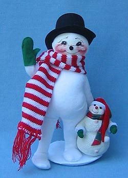 Annalee 7" Cool Buddies Snowman - Mint - 871100