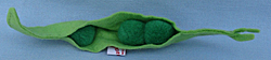 Annalee 9" Pea Pod - Excellent - 901894b