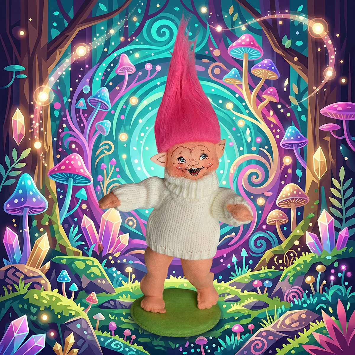 Annalee 8" Cherry the Troll AIA 2026 - Mint - 910626