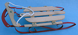 Annalee Replacement 9.5" x 4.25" Wooden Flexible Flyer Sled - Mint / Near Mint - 917490
