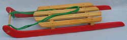 Annalee 16" Wooden Sled - Near Mint / Excellent - 917583 Annalee 16" Wooden Sled - Near Mint / Excellent - 917583