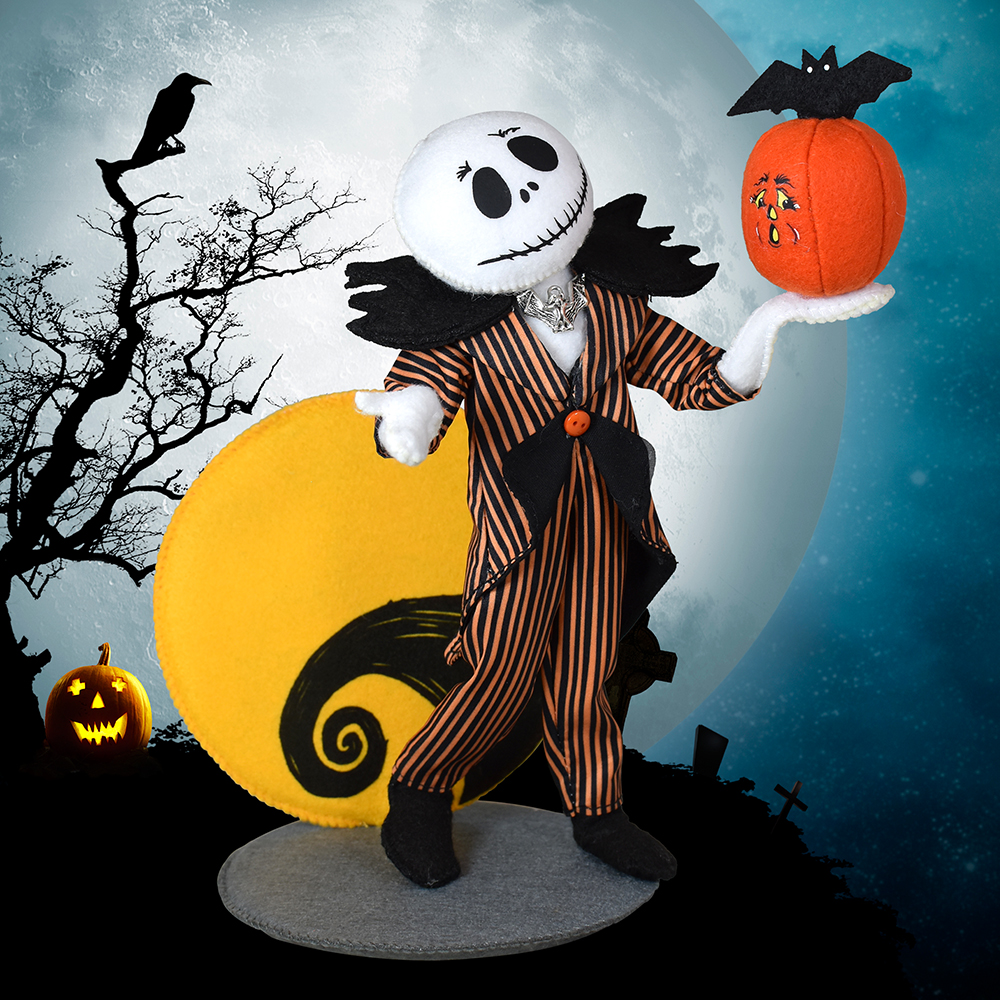 Annalee 9" The Nightmare with Moon - Pumpkin AIA 2025 - Mint - 921125