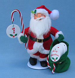 Annalee 9" Toybag Santa Countdown - Mint - 933907 Annalee 9" Toybag Santa Countdown - Mint - 933907