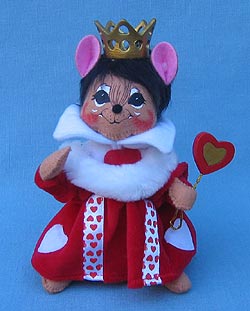 Annalee 7" Alice in Wonderland Queen of Hearts Mouse - Mint - 943106