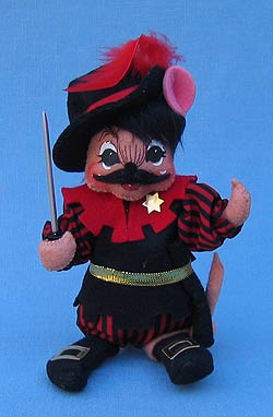 Annalee 6" Sheriff of Nottingham Robin Hood Mouse - Mint - 943407