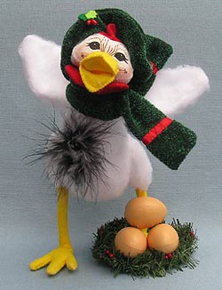 Annalee 12 Days of Christmas 7" Three French Hens - Mint   - 944211